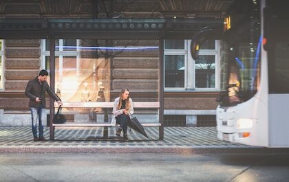 Aménagement point d'arrêt de bus