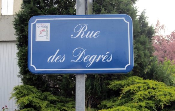 Letrero de calle de aluminio Lacroix City