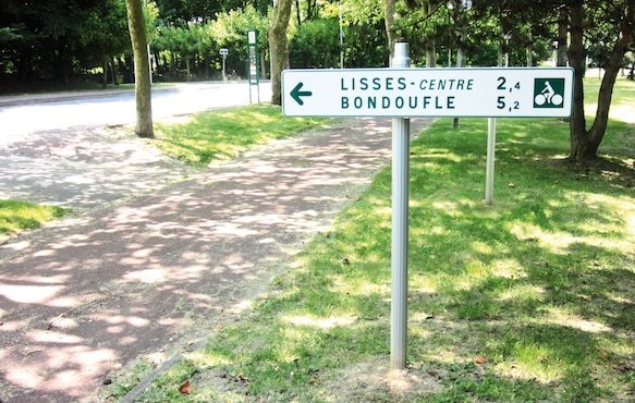 Señalización direccional para ciclistas