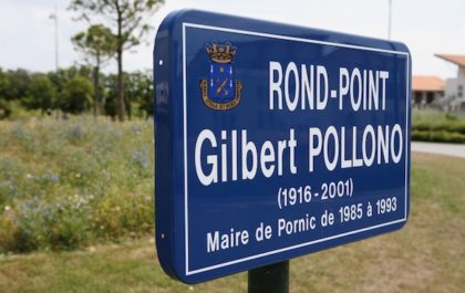 Plaque de rue en aluminium Lacroix City