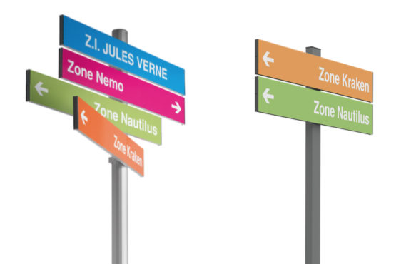 Monoposte de aluminio o de acero SLx4® First Lacroix City