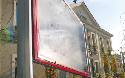 Vitrine double face grand format Lacroix City