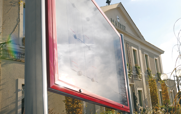 Vitrine double face grand format Lacroix City