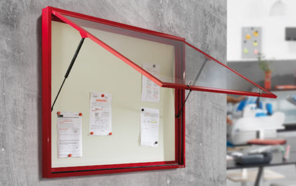 Vitrine d'affichage porte levante Oxygen 060